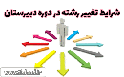 ابلاغ دستورالعمل تغییر رشته درون شاخه ای دوره متوسطه دوم
